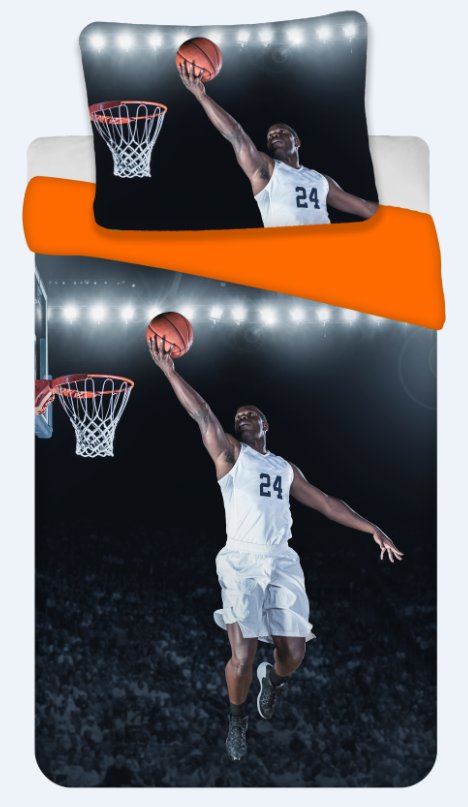 Pościel Koszykówka Basketball 140x200 BrandMac