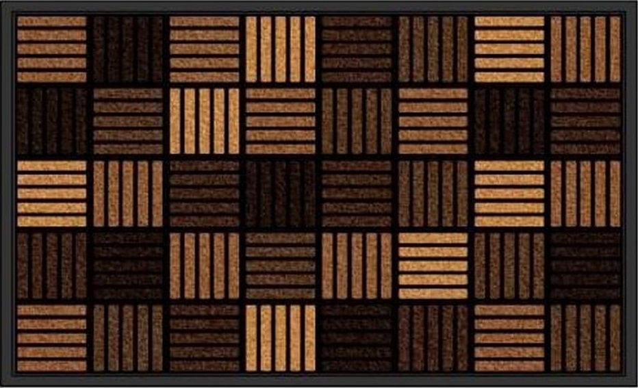 Wycieraczka Podgumowana Scrape Parquet 8X450X750 Brązowa