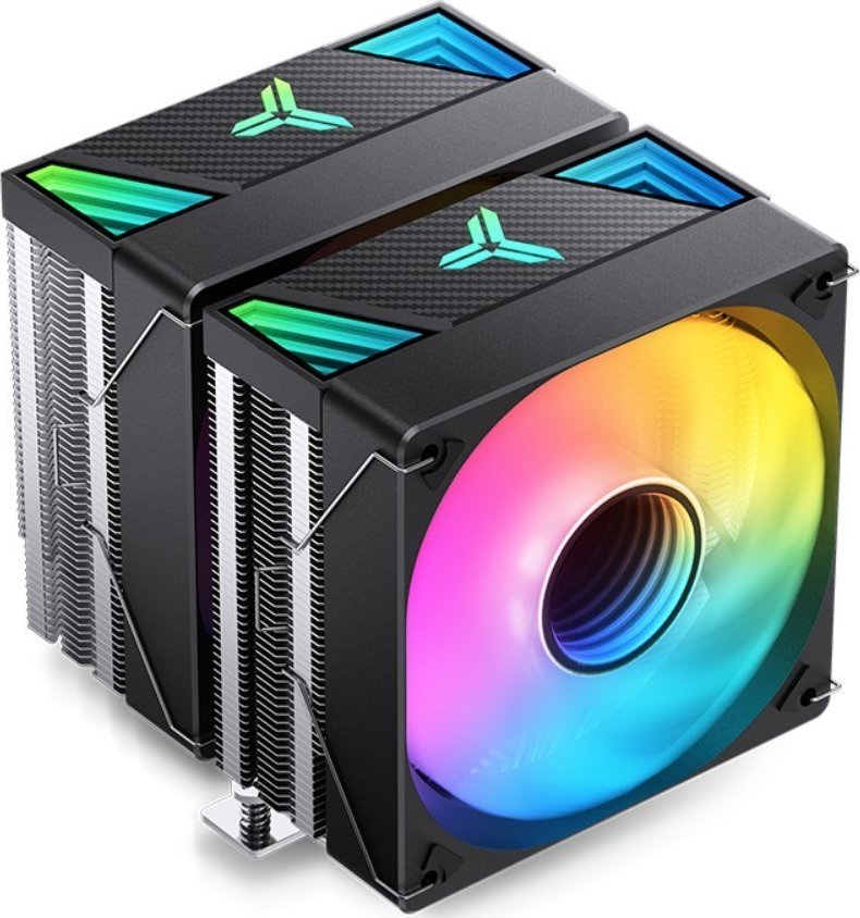 Chłodzenie CPU Jonsbo Jonsbo CR-3000 CPU-Khler Dual Tower, ARGB - 2x 120 mm, schwarz