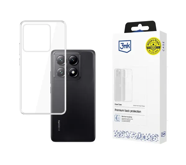 3mk Clear Case do Xiaomi 14T Pro Przezroczysty