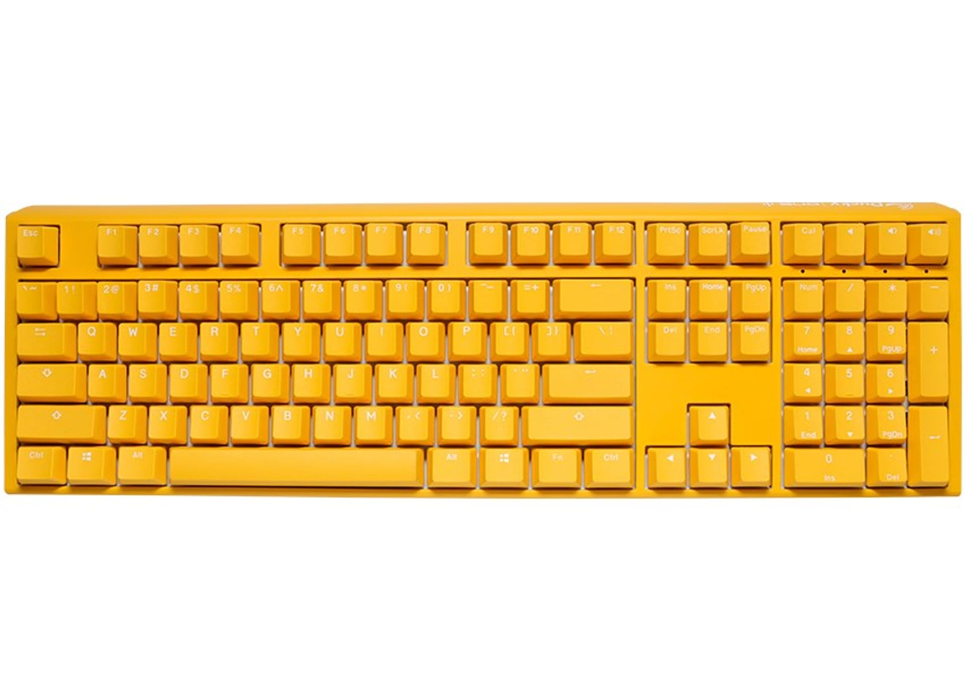 Ducky One 3 Yellow Gaming Tastatur, RGB LED - MX-Red (US) Klawiatura Gamingowa DKON2108ST-RUSPDYDYYYC1