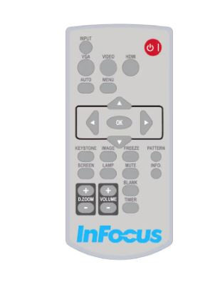 InFocus HW-NAVIGATOR-6 pilot do projektorow z serii LightPro Advanced LCD