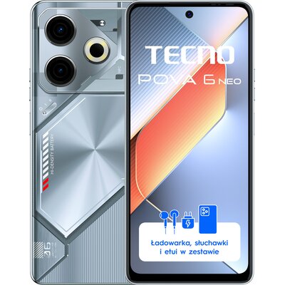 Tecno Pova 6 Neo 8/256GB Srebrny