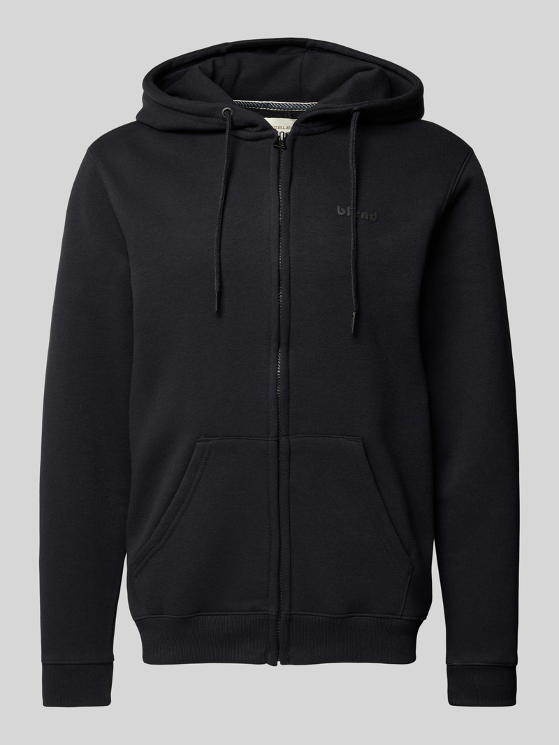 Bluza rozpinana z detalem z logo model ‘Downton’