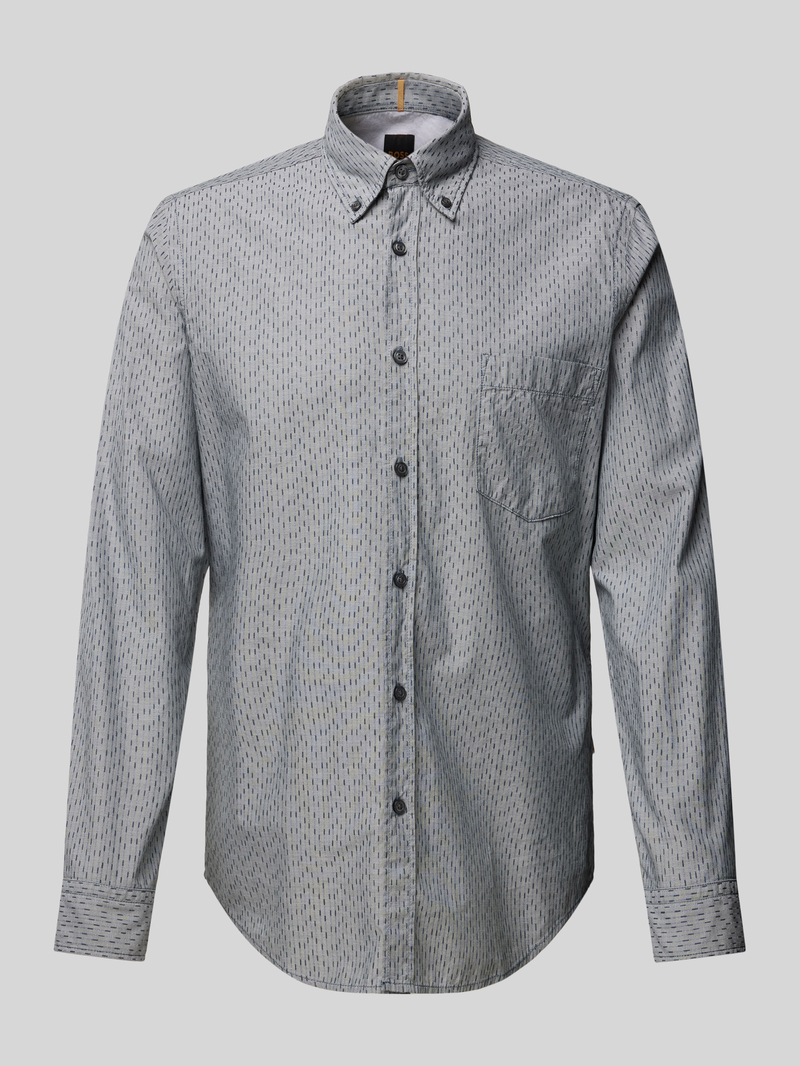 Koszula casualowa o kroju regular fit z kołnierzykiem typu button down model ‘Rickert’