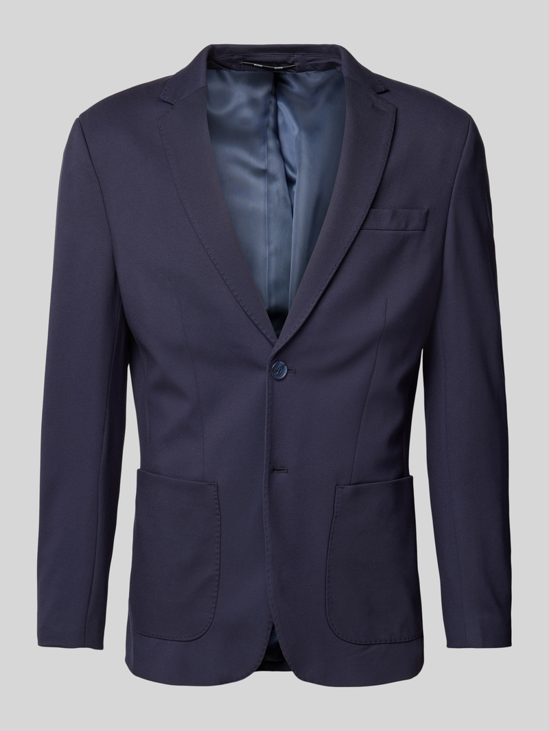 Marynarka o kroju slim fit z kołnierzem z połami model ‘DELON’