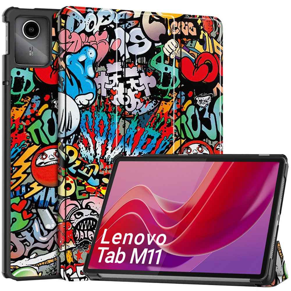 Etui Graficzne do Lenovo Tab M11 TB330FU 10.95 (Graffiti) Lenovo Tab M11 Graffiti