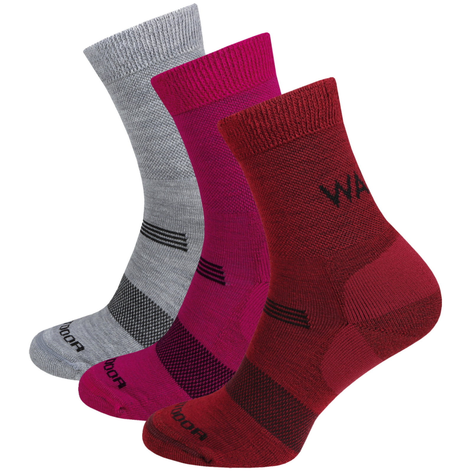 Damskie skarpety Warg Merino Hike W 3-pack Rozmiar skarpet: 39-42 / Kolor: mix1