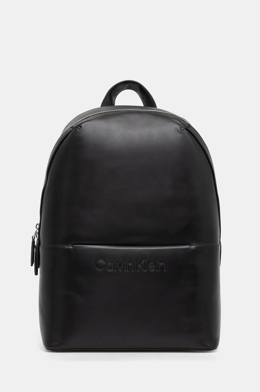 Calvin Klein plecak męski kolor czarny duży gładki K50K512536