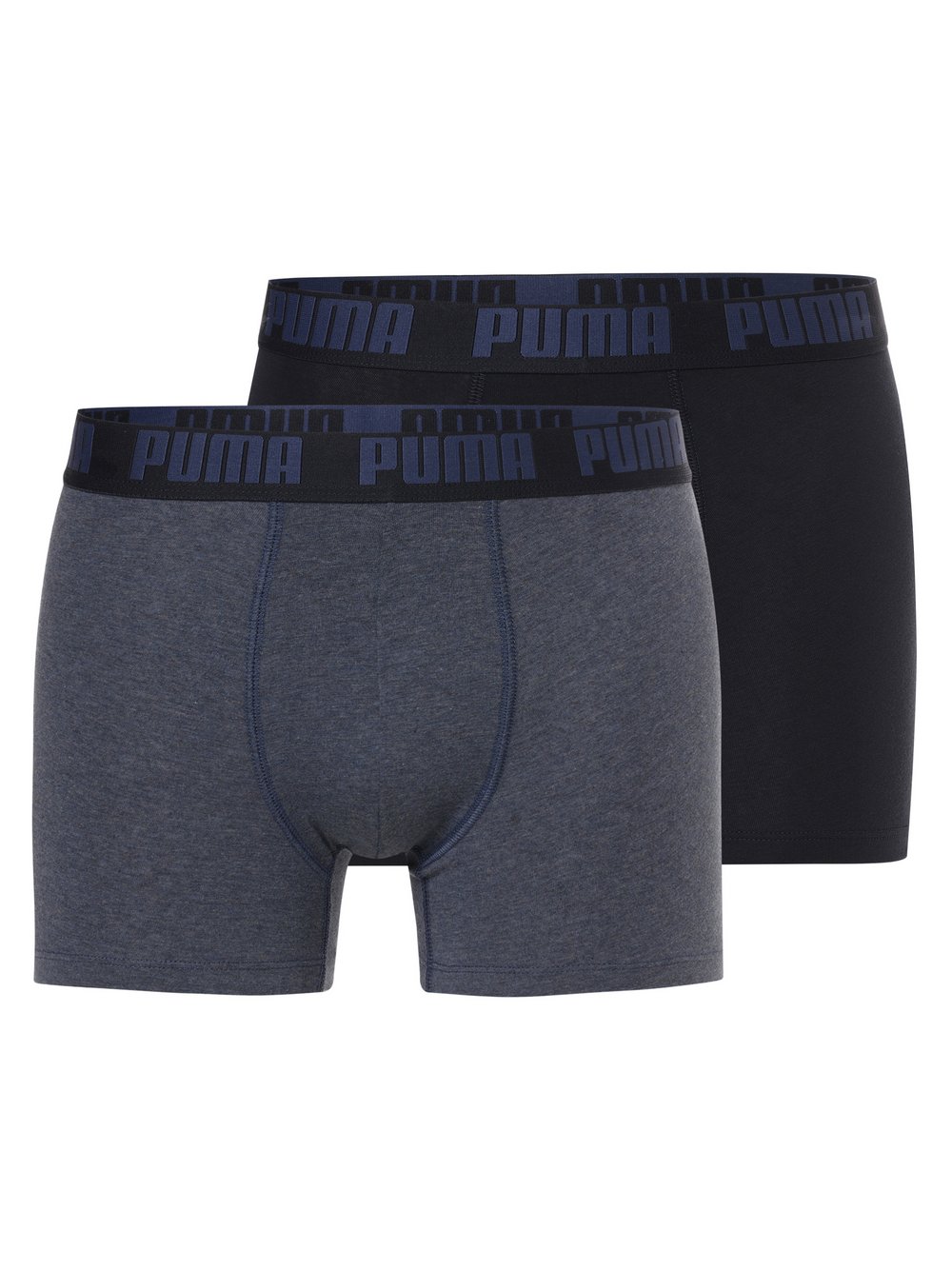 Puma Spodnie w 3-paku Mężczyźni Bawełna niebieski jednolity, S