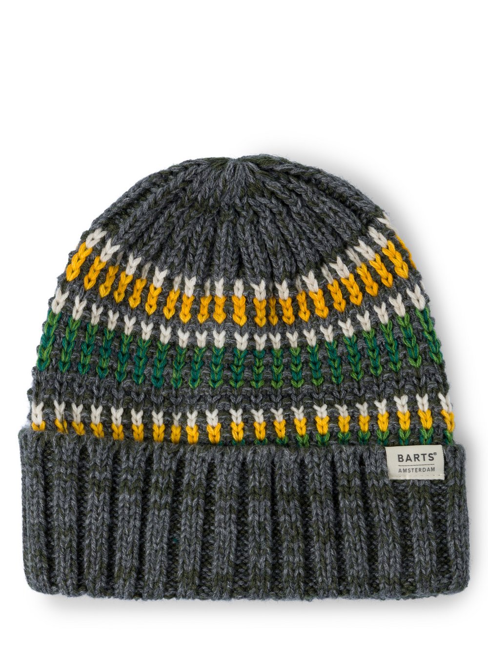 Barts Czapka męska - Travvis Beanie Mężczyźni Sztuczne włókno szary wzorzysty, ONE SIZE
