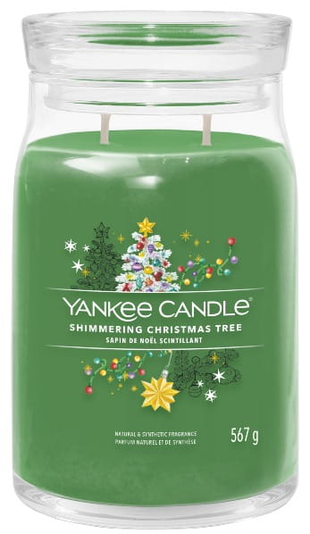 Świeca zapachowa Yankee Candle Signature DUŻA - Shimmering Christmas Tree