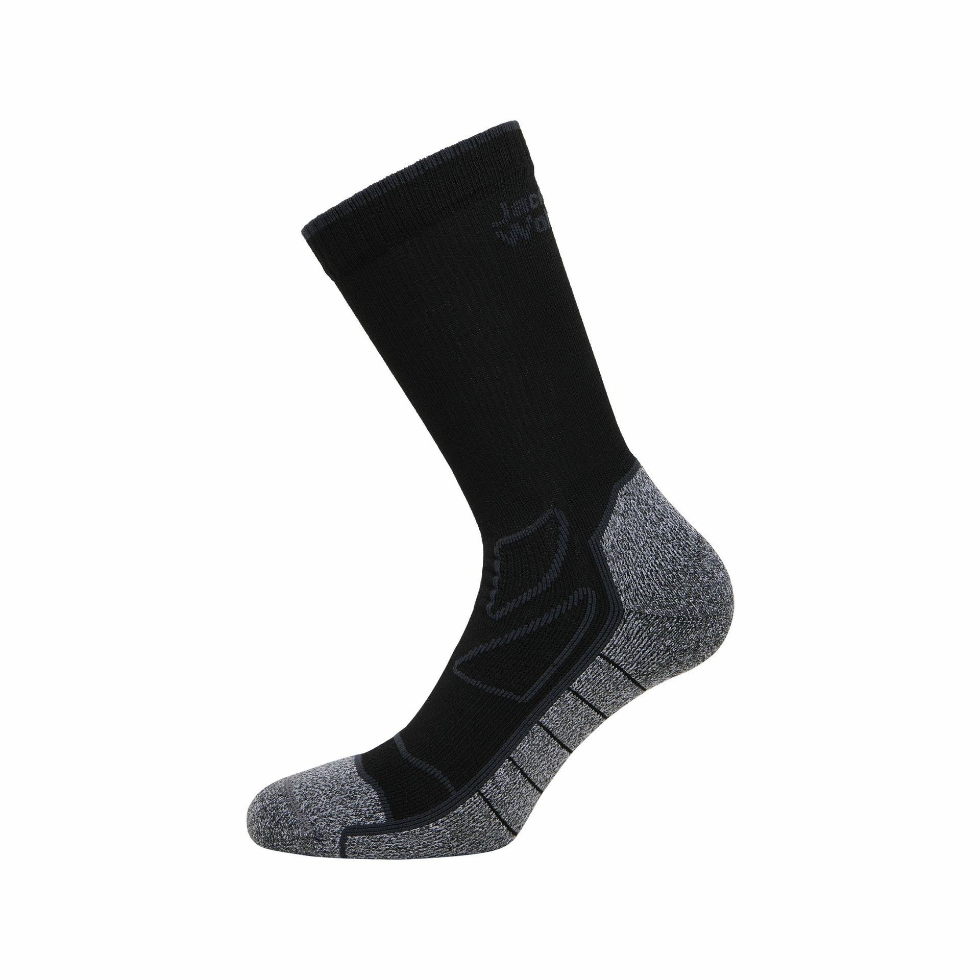 Długie skarpety Jack Wolfskin VOJO SOCK CL C black - 35-37