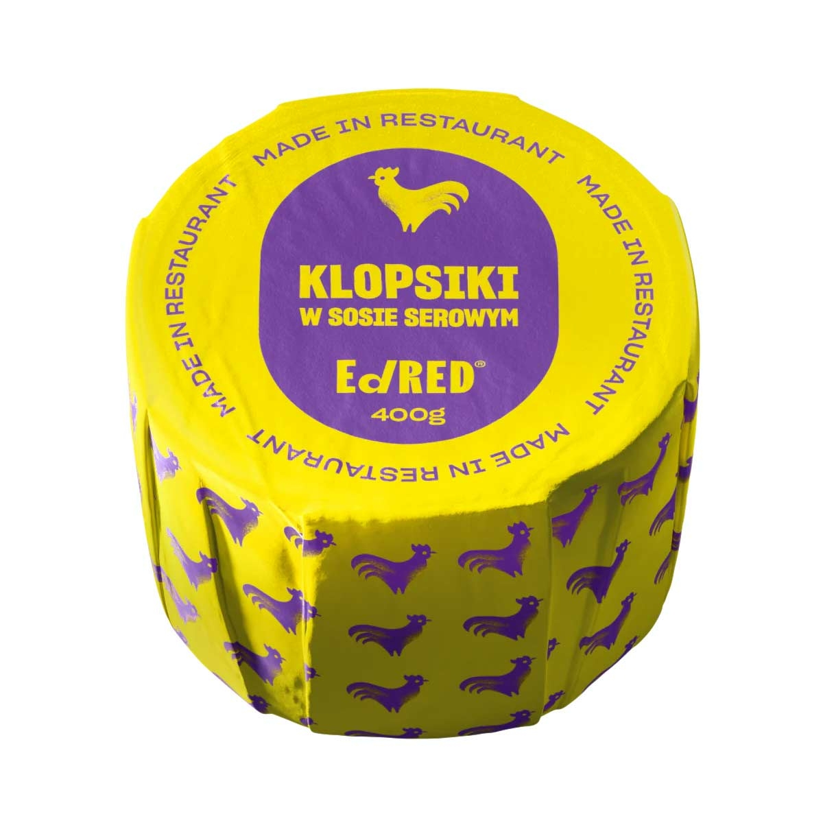 Rzemieślnicza konserwa w puszce Ed RED Casual Klopsiki drobiowe w sosie serowym 400 g - ONE SIZE