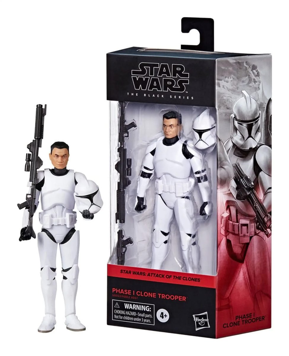 Star Wars: Episode Ii Black Series - Phase I Clone Trooper Action Figure (15Cm)