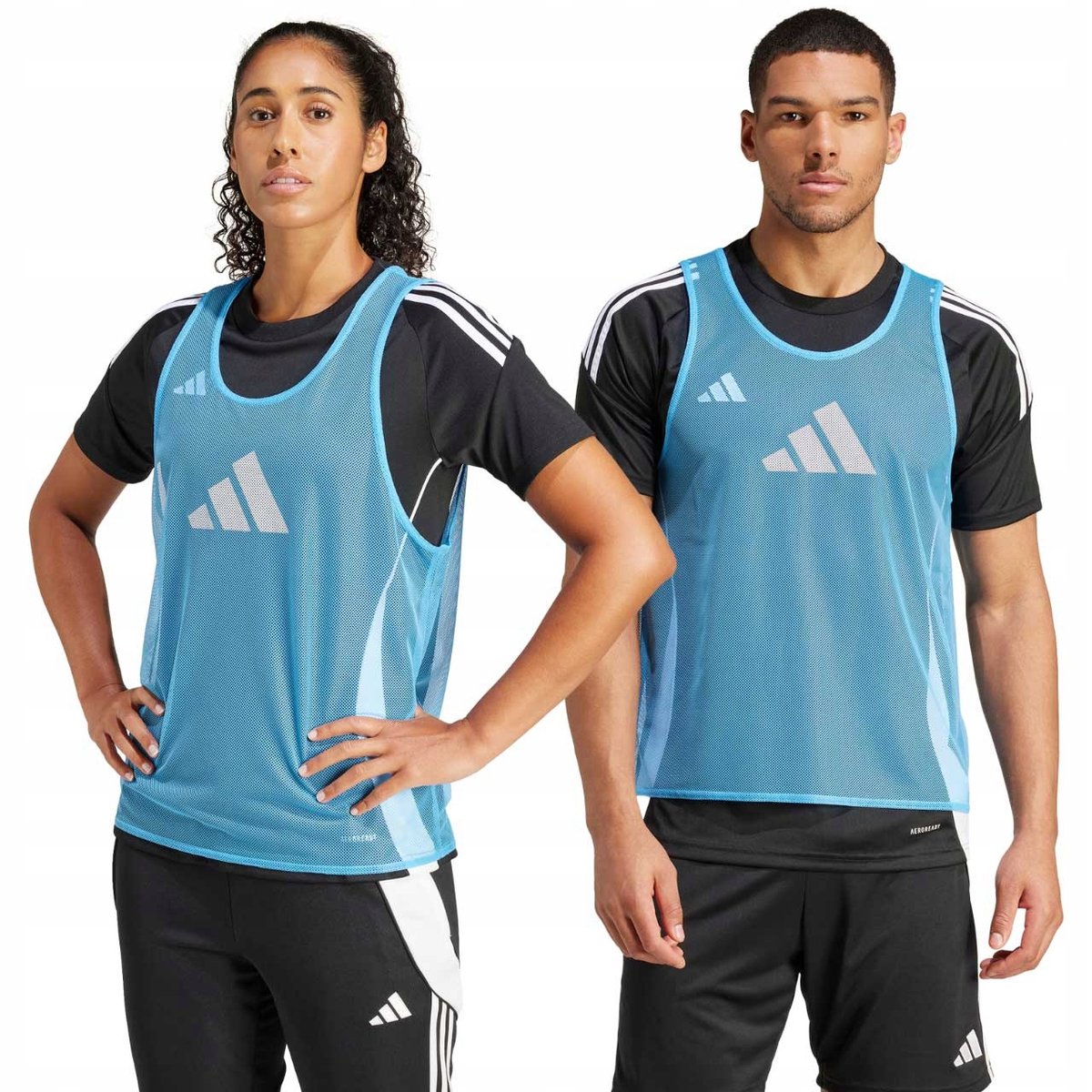 Znacznik adidas Training 24 BIB niebieski JF3243 L
