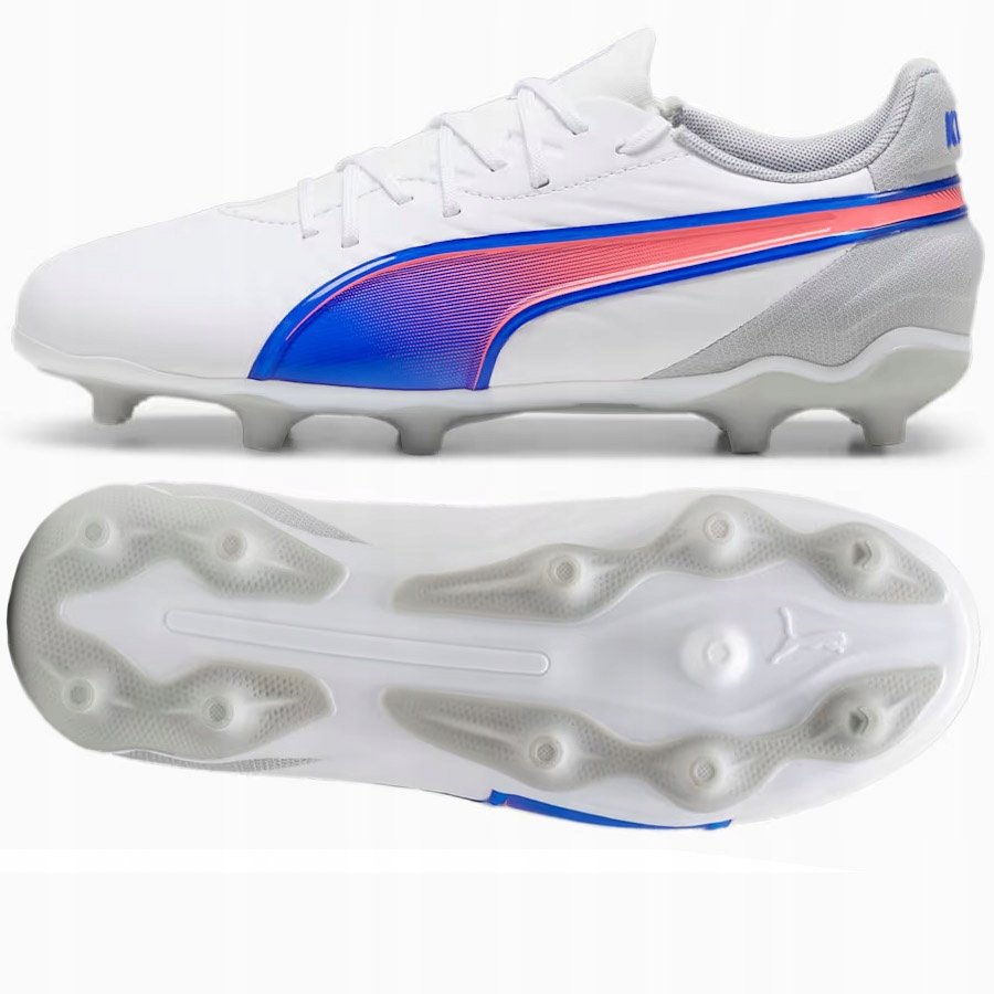 Buty Puma KING Match Jr FG/AG 108048-02 biały 37