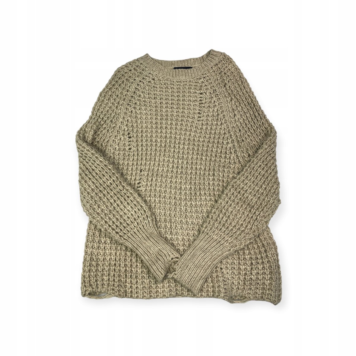 Sweter nietoperz ciepły damski ZARA KNIT S