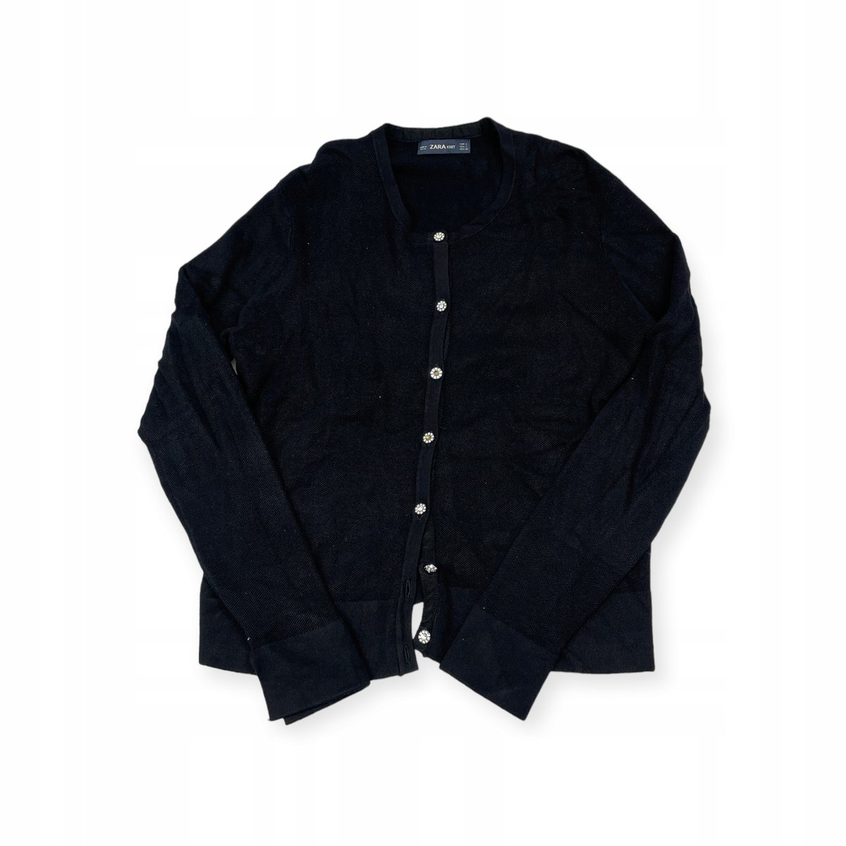 Sweter damski, narzutka kardigran ZARA KNIT L