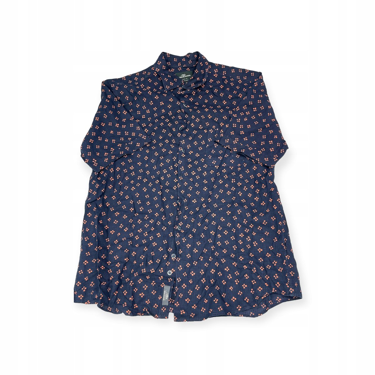 Koszula męska krótki rękaw granat RODD & GUNN L