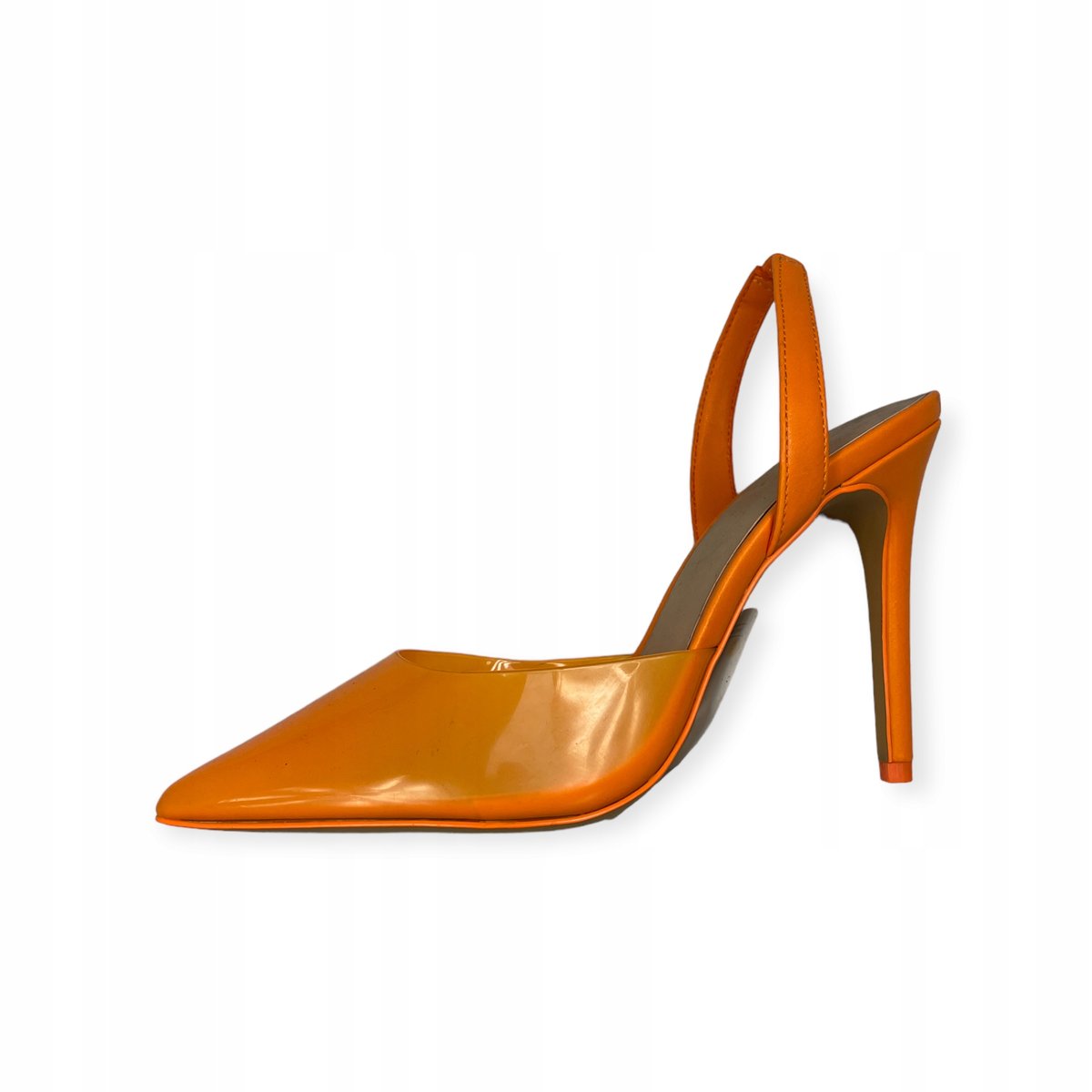 Pomarańczowe czółenka damskie szpilka Aldo 40