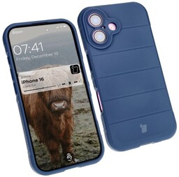 Bizon Pancerne etui Case Tur do iPhone 16, granatowe