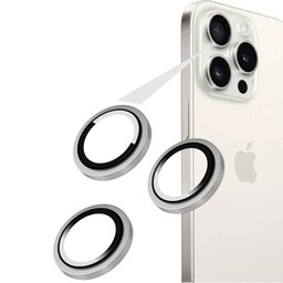 Fixed Szkło na aparat Invisible Camera Glass do iPhone 16 Pro/ 16 Pro Max, srebrne