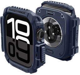 Spigen Etui Rugged Armor do Apple Watch 10 42 mm, granatowe