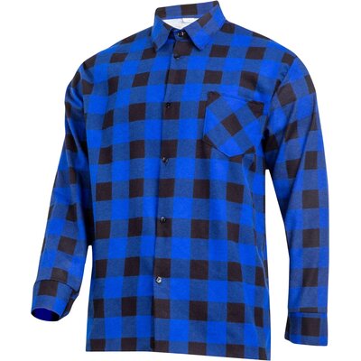 LAHTI PRO KOSZULA FLANELOWA NIEBIESKA, 120G/M2, 