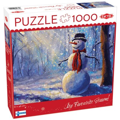 Puzzle, Happy Snowman, 1000 el.