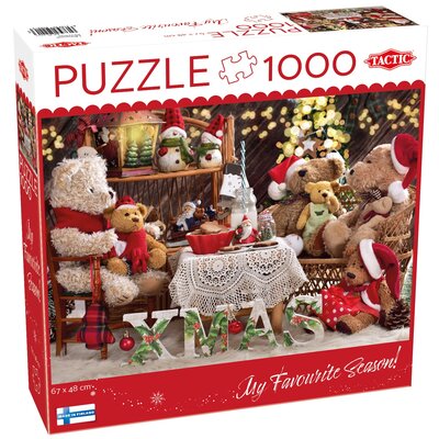 Puzzle TACTIC Lovers Teddy Bear Family 59610 (1000 elementów)