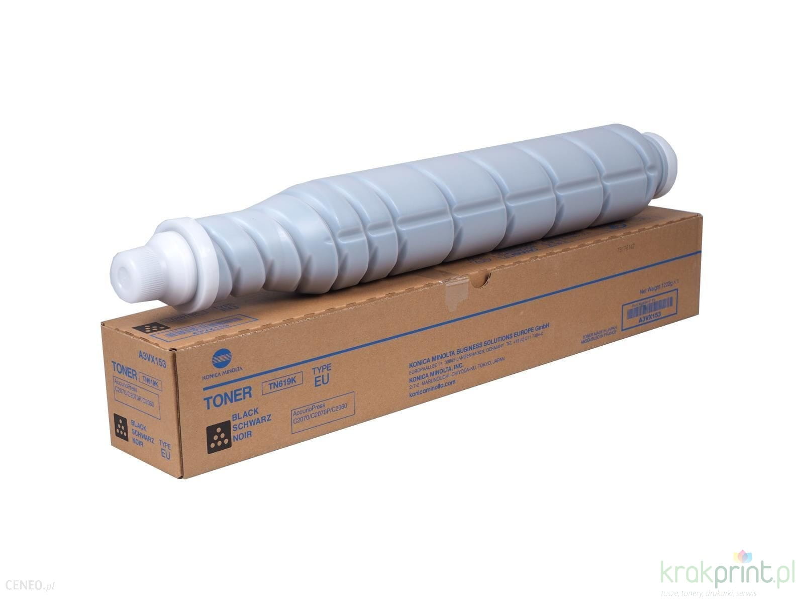 Toner Konica Minolta TN-619EK A3VX15K BK Oryginał