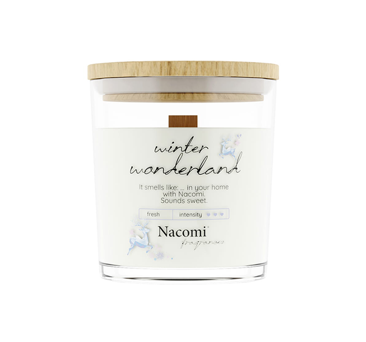 NACOMI FRAGRANCES SOJOWA ŚWIECA ZAPACHOWA WINTER WONDERLAND 140G