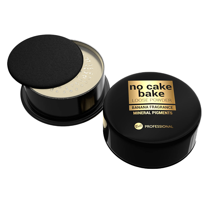 Bell Professional No Cake Bake sypki puder do twarzy 01 Banana Mousse 6,5g