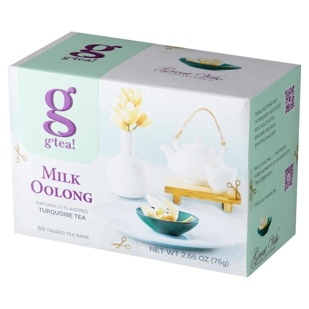 G'tea! Milk Oolong Turkusowa herbata 75 g (50 x 1,5 g)