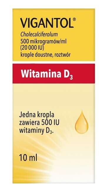 Vigantol 20000 j.m./ml krople doustne 10ml