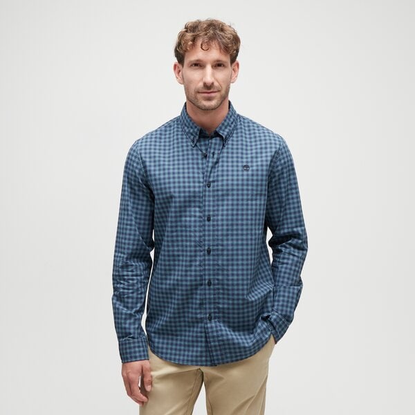 TIMBERLAND KOSZULA STRETCH POPLIN GINGHAM - Timberland