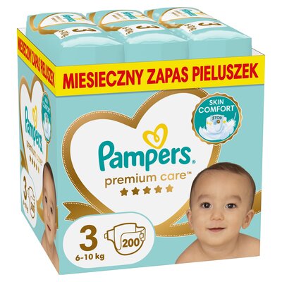 Pampers Pieluszki Premium Care 3, 6-10 kg, 200 szt.