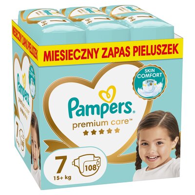 Pieluchomajtki PAMPERS Premium Care 7 (108 szt)