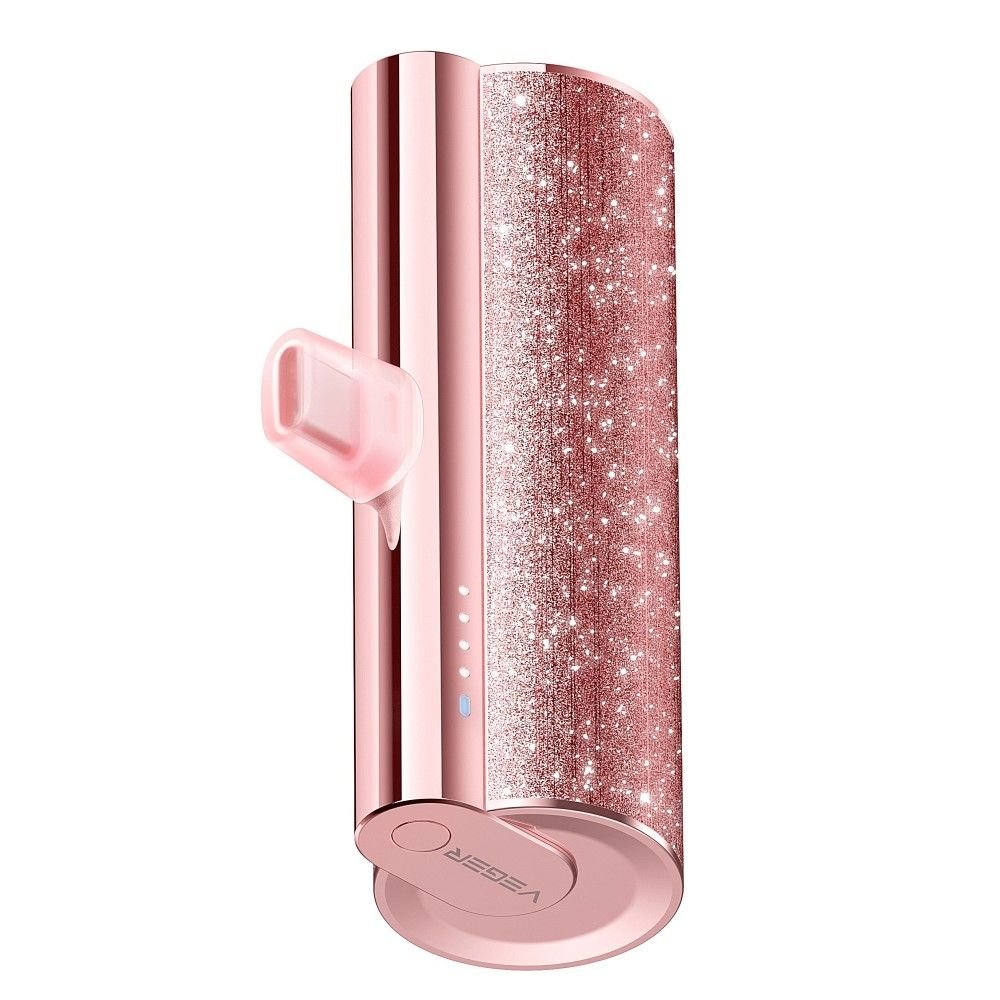 Bateria zewnętrzna (Powerbank) VEGER PlugOn - 5000mAh z wbudowanym złączem do Lightning 8-pin PD 12W (W0573P) fioletowy