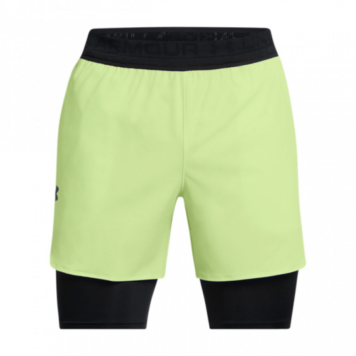 Męskie spodenki treningowe Under Armour UA Vanish Elite 2in1 Short - zielone - UNDER ARMOUR