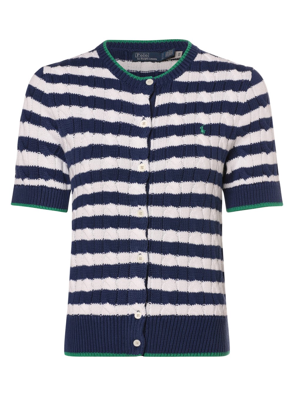 Polo Ralph Lauren Kardigan damski Kobiety Bawełna niebieski|biały w paski, M