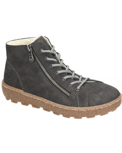 BOTKI RIEKER - 990257-09 SZARE - Rieker