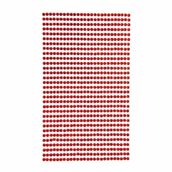 Kryształki samoprzylepne Red 3mm 806szt - Dalprint