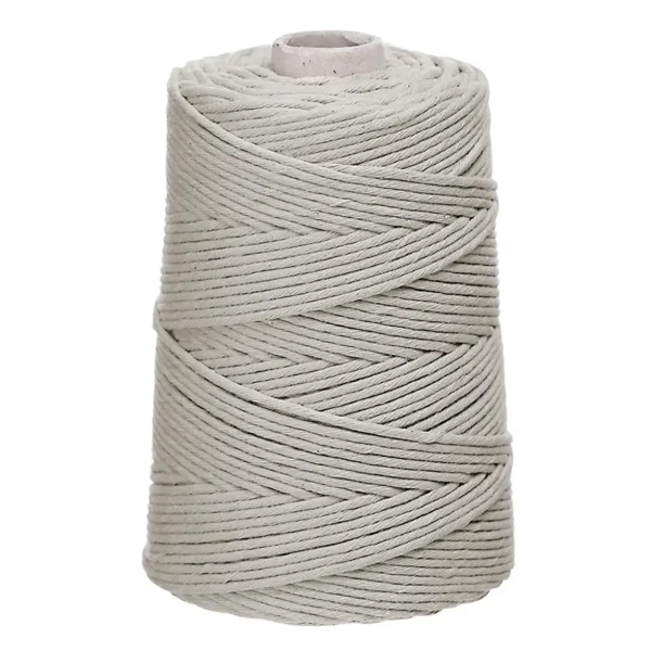 Sznurek bawełniany 3mm 100m naturalny - Dalprint