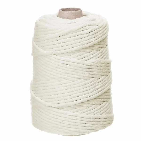 Sznurek bawełniany 5mm 100m śmietankowy - Dalprint