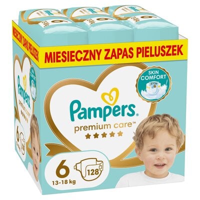 Pieluchy PAMPERS Premium Care 6 (128 szt)