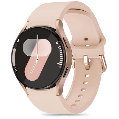 Pasek TECH-PROTECT Silicone do Samsung Galaxy Watch 4/5/5 Pro/6/7/FE Kremowy
