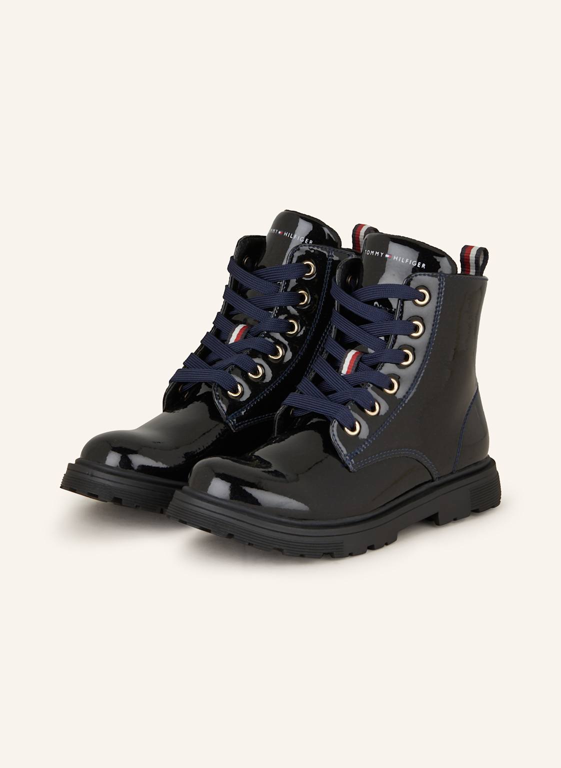 Tommy Hilfiger Botki Sznurowane blau