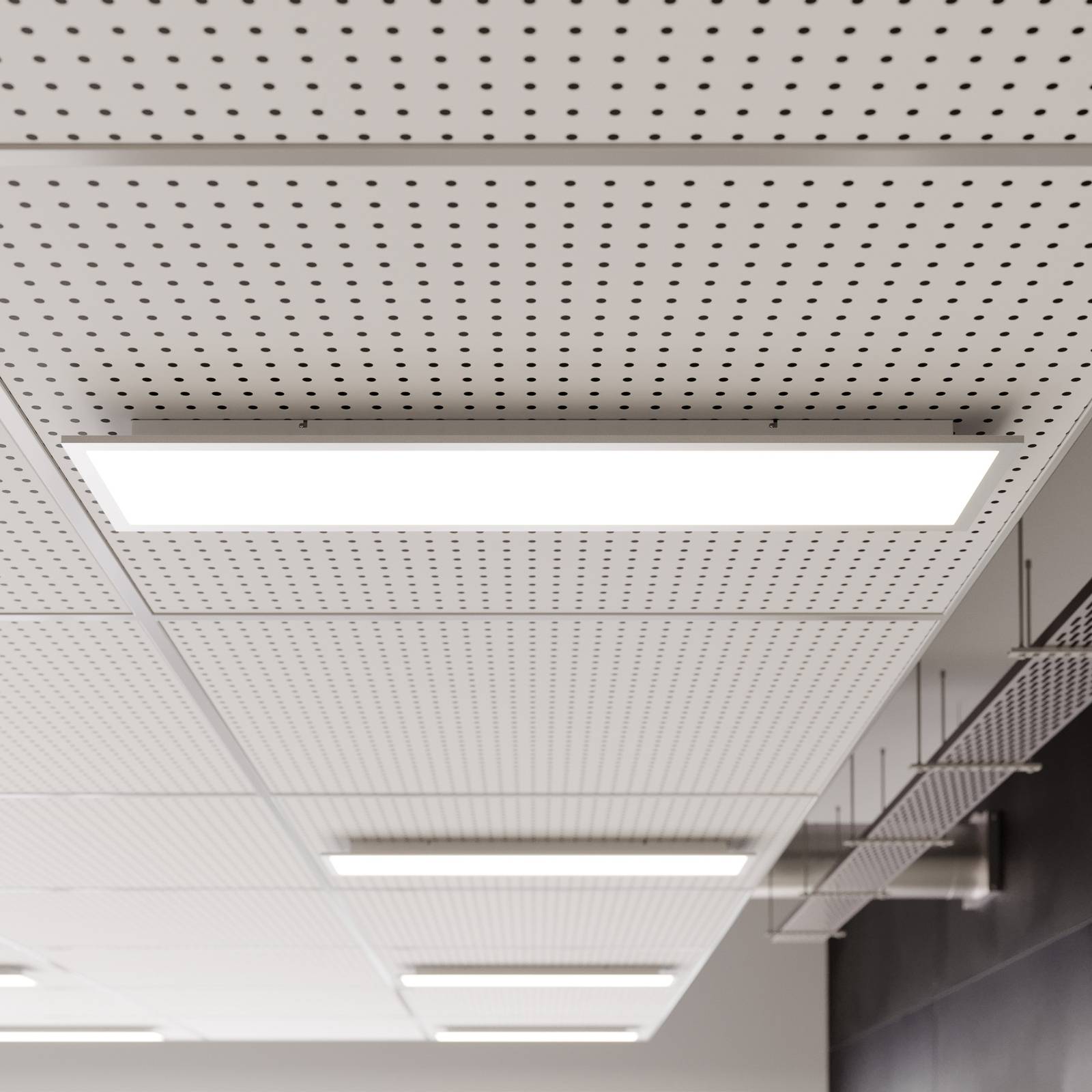 Arcchio panel LED Lyndra, 120 cm, biały, aluminium, ściemniany, CCT